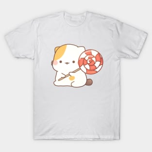 Muffin cat with lollipop candy T-Shirt